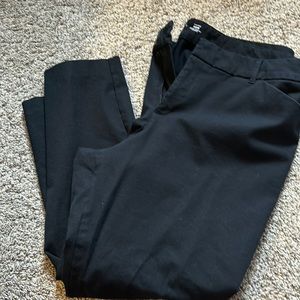 Old Navy high rise pixie black pants